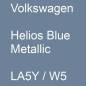 Preview: Volkswagen, Helios Blue Metallic, LA5Y / W5.